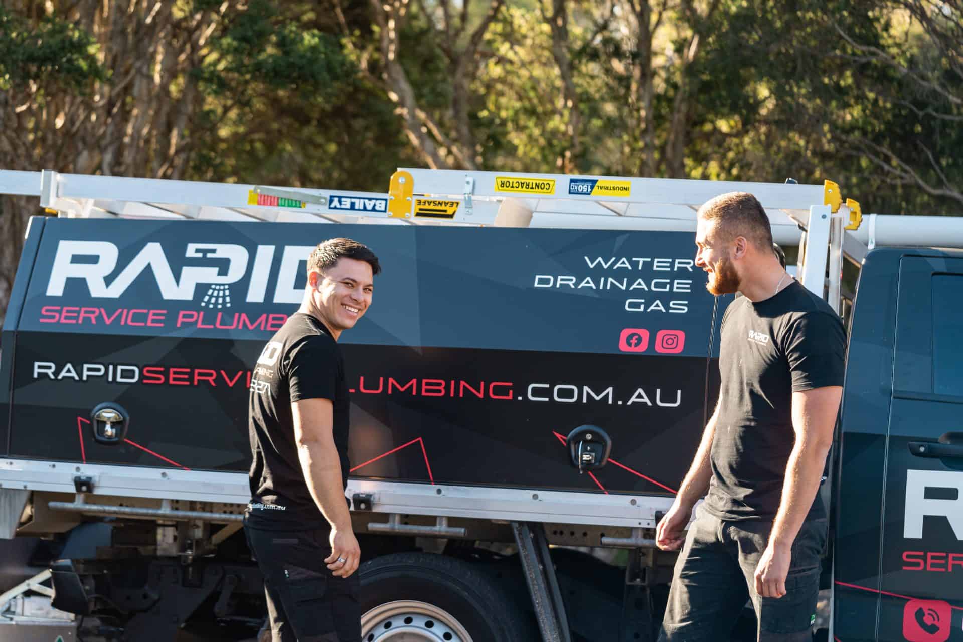 Rapid Service Plumbing team providing professional drainage solutions across Sydney, ensuring reliable water flow and preventing flooding issues.