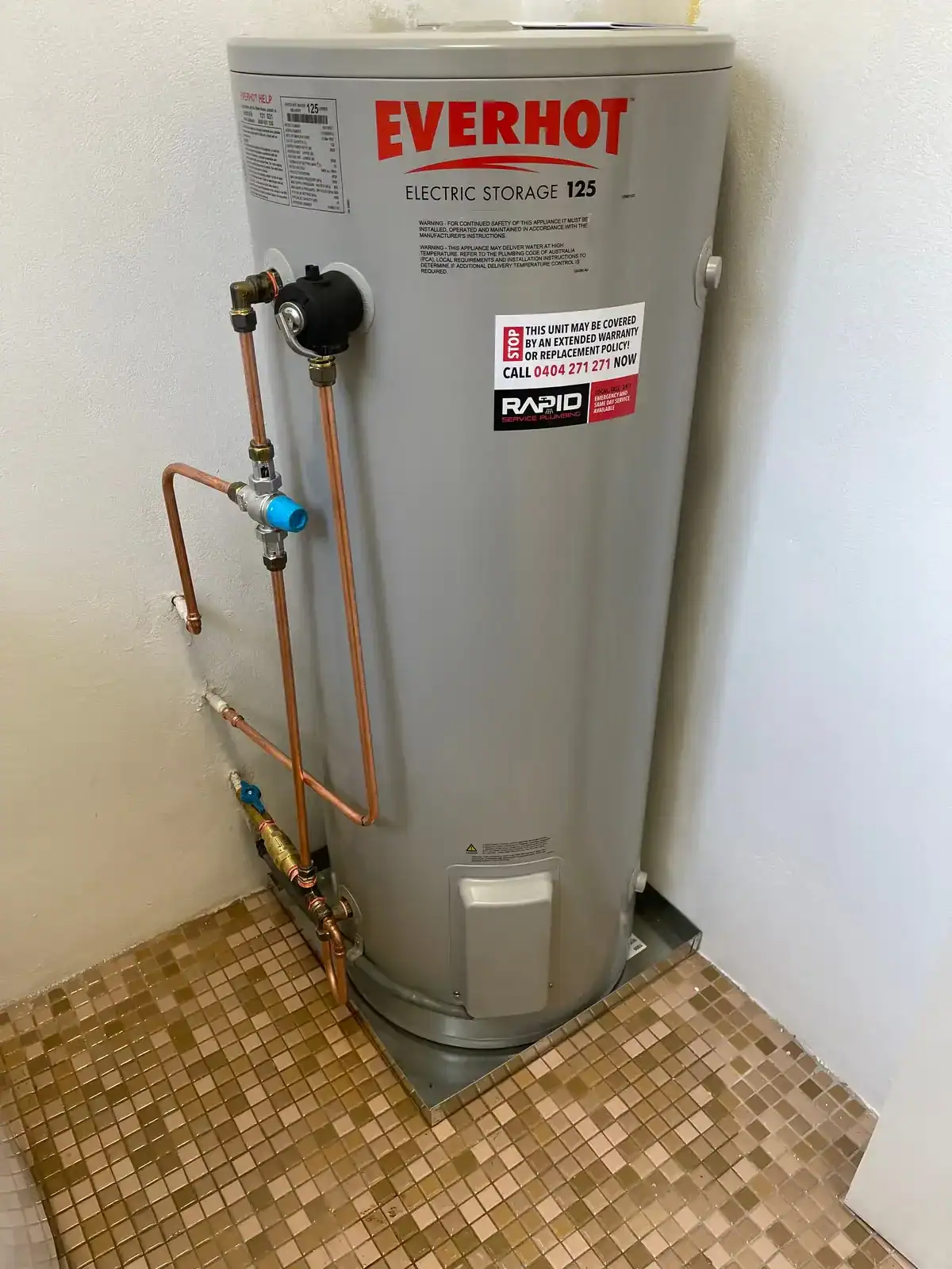 No hot water