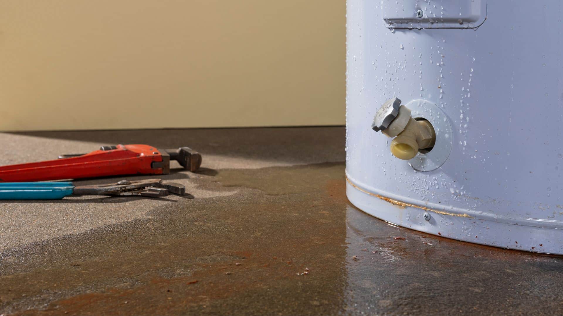 leaking hot water system