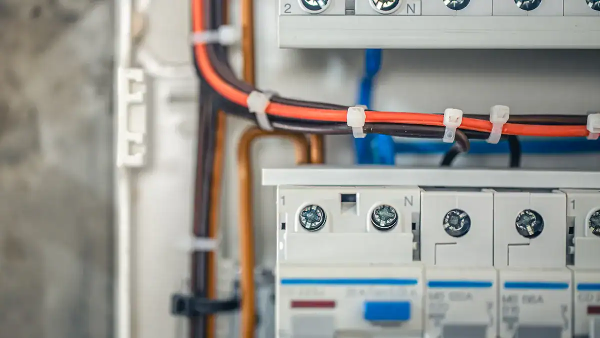 Circuit breakers in a home switchboard
